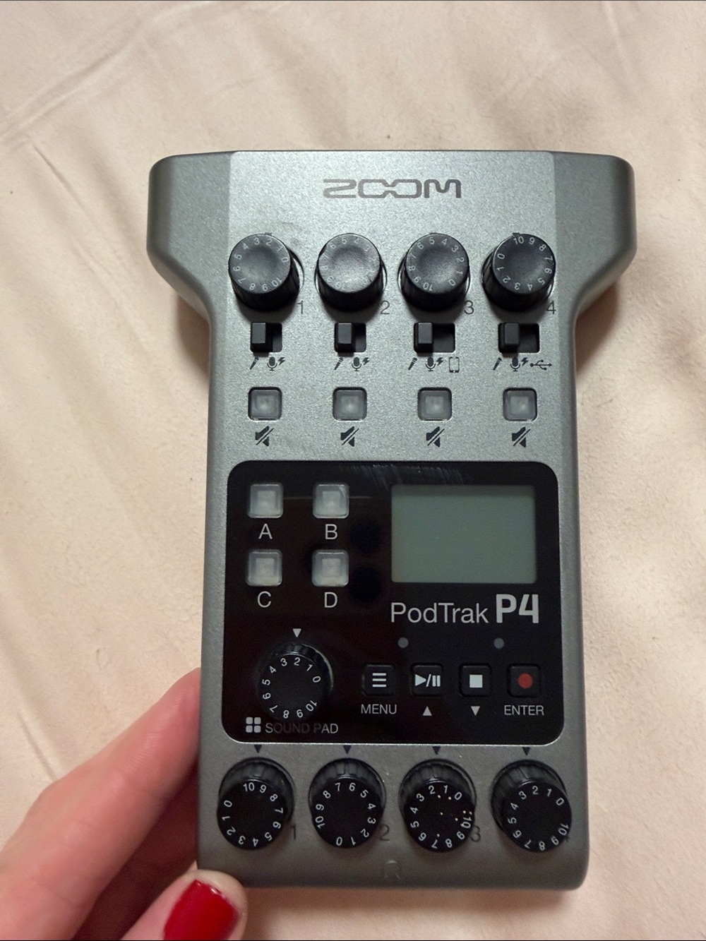Zoom PodTrak P4 Portable Multitrack Podcast Recorder